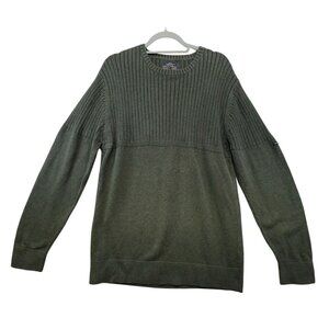 Nautica Jeans Co. Mens Ribbed Pullover Knit Sweater XXL Olive Green100% Cotton
